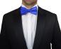 Preview: Men's bow tie modern festive plain royal blue 349