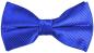 Preview: Men's bow tie modern festive plain royal blue 349