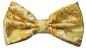 Preview: Men's bow tie modern elegant paisley gold V16