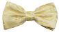 Preview: Men's bow tie festive cream floral leaf pattern wedding V15