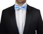 Preview: Men's bow tie festive light blue floral V2133