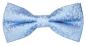 Preview: Men's bow tie festive light blue floral V2133