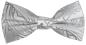 Preview: Men's bow tie elegant silver paisley V3