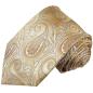 Preview: Men's tie yellow brown paisley brocade necktie 2010
