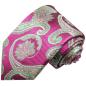 Preview: Men's tie pink green paisley brocade necktie 2026