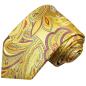 Preview: Men's tie yellow red paisley floral necktie 2028