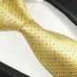 Preview: Men's tie yellow blue dotted necktie 2106