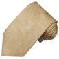 Preview: Men's tie cappuccino brown paisley necktie 2109