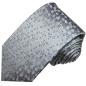 Preview: Men's tie silver blue floral necktie 2121