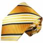 Preview: Men's tie gold orange striped necktie 264