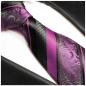 Preview: Men's tie pink baroque striped necktie 497