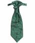 Preview: Wedding vest with plastron green paisley V14