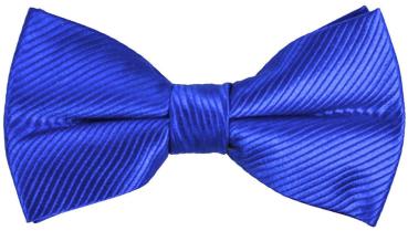 Men's bow tie modern festive plain royal blue 349