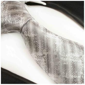 Men's tie grey white striped necktie 2017