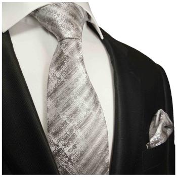 Men's tie grey white striped necktie 2017