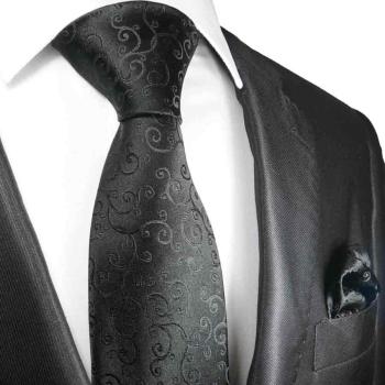 Men's tie black ornaments necktie 2095