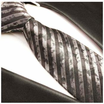 Men's tie brown striped necktie 396
