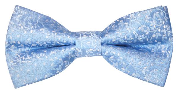 Men's bow tie festive light blue floral V2133