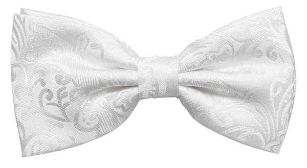 Herren Fliege Schleife elegant festlich weiß barock V43