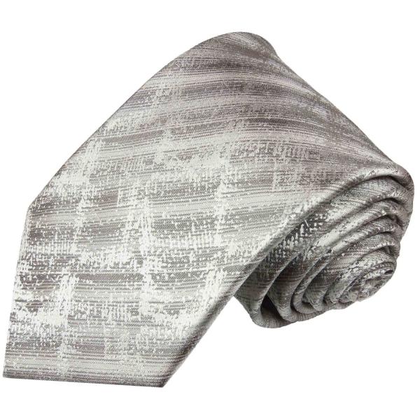 Men's tie grey white striped necktie 2017