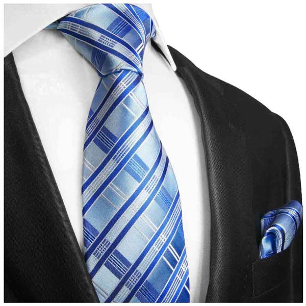 Men's tie blue light blue striped necktie 2018