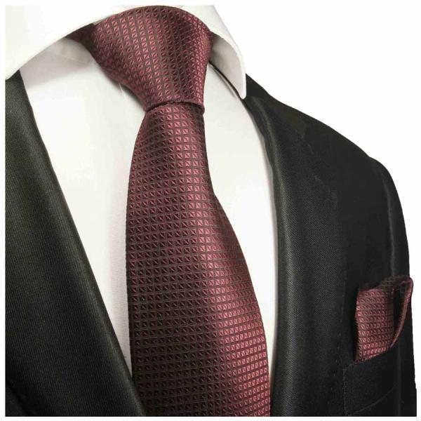 Men's tie wine red waffle pattern necktie 2029