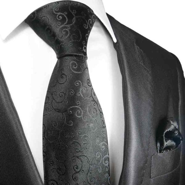 Men's tie black ornaments necktie 2095