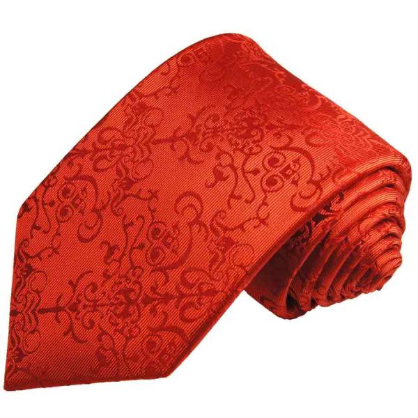 Men's tie red baroque necktie 2098