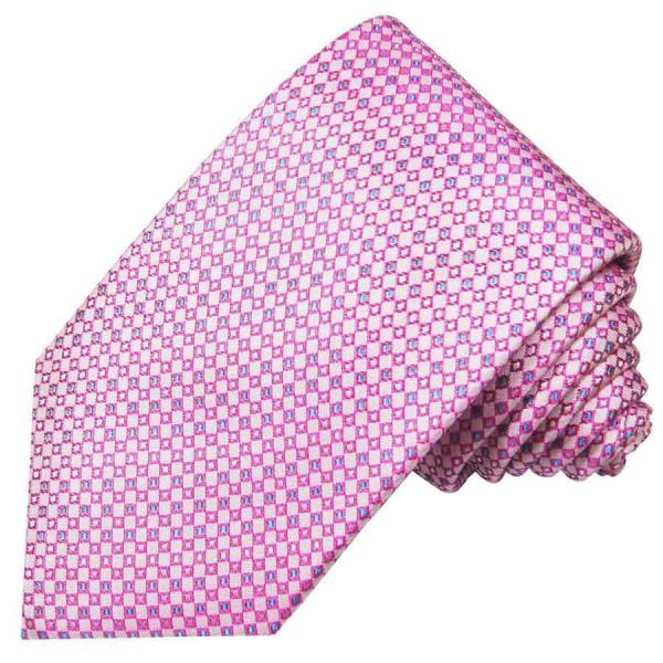 Men's tie pink dotted necktie 2111