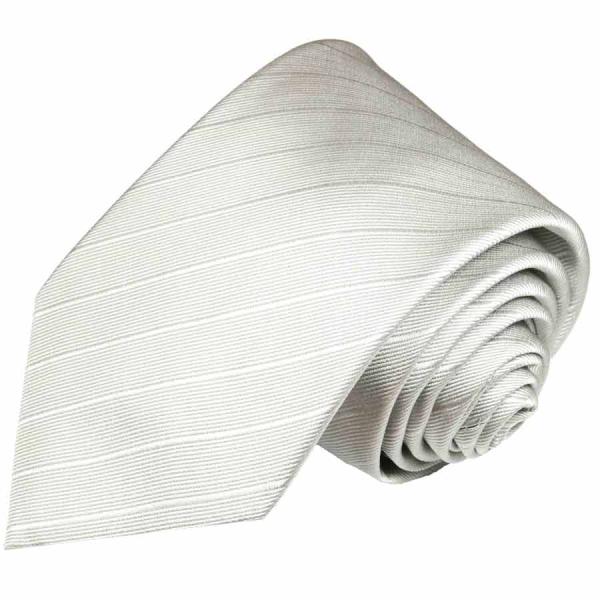 Men's tie silver striped necktie 375