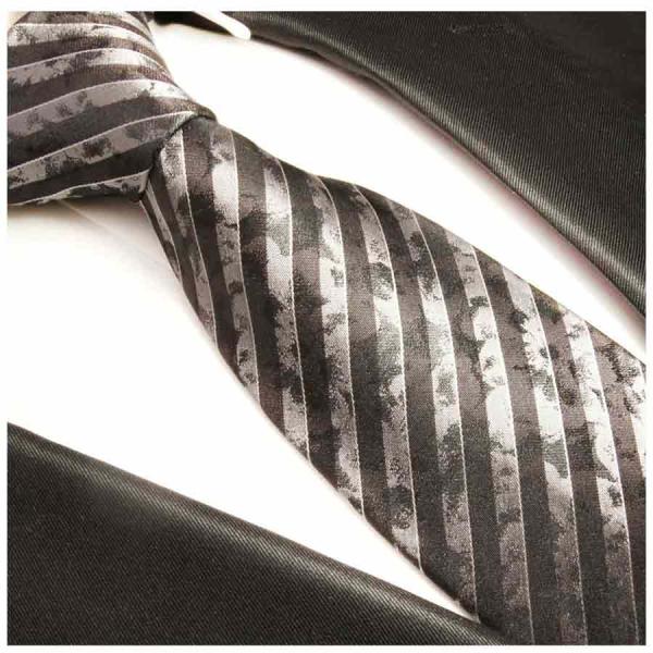 Men's tie brown striped necktie 396