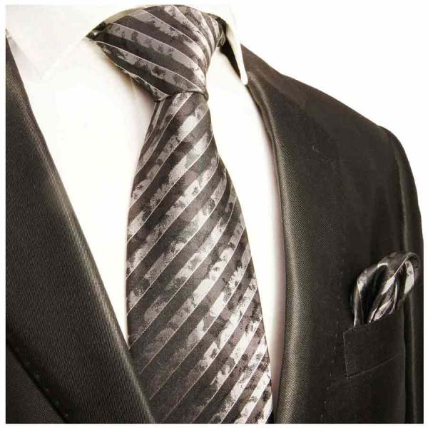 Men's tie brown striped necktie 396